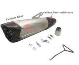 Stainless Steel Motorcycle Slip-On Exhaust (Universal k148 under 1000cc) at KingsMotorcycleFairings.com