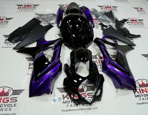 Suzuki GSXR1000 Fairings (2007-2008) Purple, Black at KingsMotorcycleFairings.com