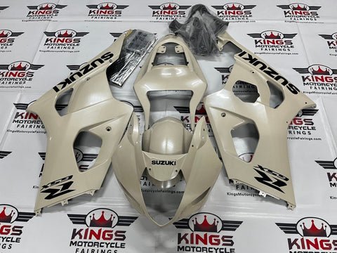 Suzuki GSXR 1000 Fairings (2003-2004) Pearl Sand & Black at KingsMotorcycleFairings.com