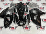 Suzuki GSXR1000 (2009-2016) Black & Chrome Fairings at KingsMotorcycleFairings.com