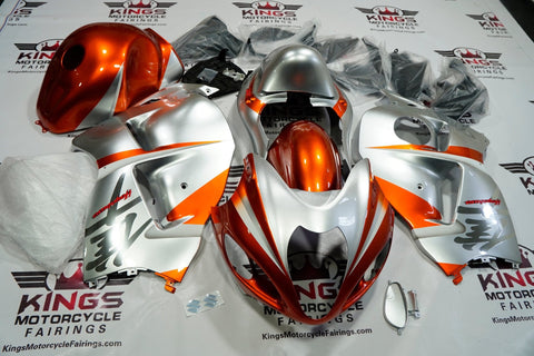 Suzuki GSXR1300 Hayabusa (1999-2007) Burnt Orange & Silver Fairings