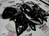 Suzuki GSXR1300 Hayabusa (2008-2019) Black & Chrome Fairings at KingsMotorcycleFairings.com 