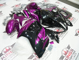 Suzuki GSXR1300 Hayabusa (2008-2019) Black & Purple Fairings at KingsMotorcycleFairings.com