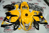 Suzuki GSXR1300 Hayabusa (2008-2019) Dark Yellow, Black, Carbon Fiber Fairings at KingsMotorcycleFairings.com