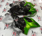 Suzuki GSXR1300 Hayabusa (2008-2019) Green & Black Fairings at KingsMotorcycleFairings.com