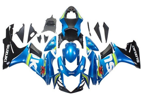 Suzuki GSXR 600 Fairings (2011-2024) Blue, Black, White, Green at KingsMotorcycleFairings.com