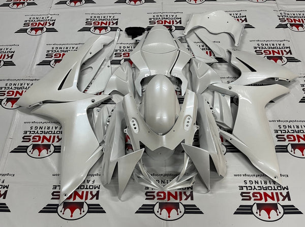 Suzuki GSXR600 (2011-2023) White Fairings at KingsMotorcycleFairings.com