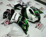 Suzuki GSXR750 Fairings (2000-2003) Black, White, Green at KingsMotorcycleFairings.com