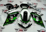 Suzuki GSXR750 Fairings (2000-2003) Black, White, Green at KingsMotorcycleFairings.com