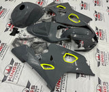 Suzuki GSXR750 Fairings (2004-2005) Nardo Gray, Neon Yellow KingsMotorcycleFairings.com