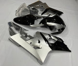 Suzuki GSXR750 Fairings (2004-2005) Silver, Black at KingsMotorcycleFairings.com