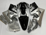 Suzuki GSXR750 Fairings (2004-2005) Silver, Black at KingsMotorcycleFairings.com