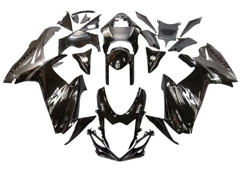 Suzuki GSXR 750 Fairings (2011-2024) Black, Gray, White at KingsMotorcycleFairings.com