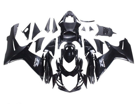 Suzuki GSXR750 Fairings (2011-2024) Black, Gray at KingsMotorcycleFairings.com