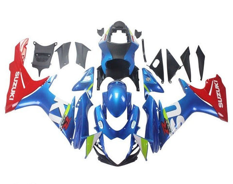 Suzuki GSXR 750 Fairings (2011-2024) Blue, Red, White, Neon at KingsMotorcycleFairings.com