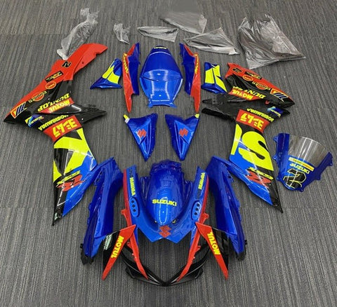 Suzuki GSXR 750 Fairings (2011-2024) Blue, Red, Yellow, Black at KingsMotorcycleFairings.com