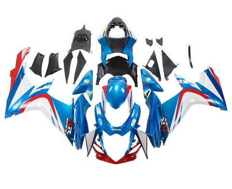 Suzuki GSXR 750 Fairings (2011-2024) Blue, White, Red, Yellow at KingsMotorcycleFairings.com