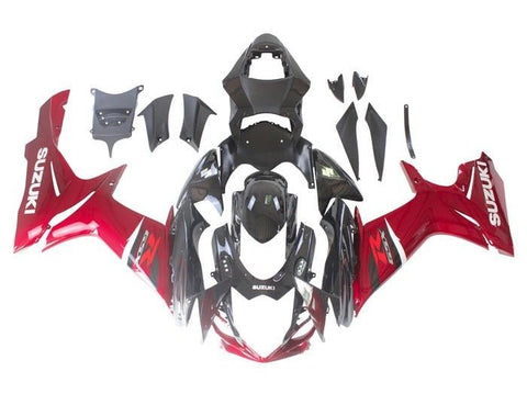 Suzuki GSXR750 Fairings (2011-2024) Gloss Red, Black, White at KingsMotorcycleFairings.com