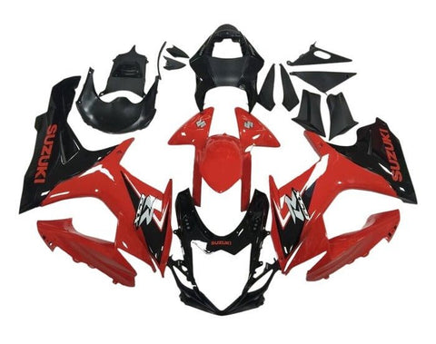 Suzuki GSXR750 Fairings (2011-2024) Red, Black at KingsMotorcycleFairings.com