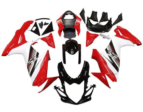 Suzuki GSXR 750 Fairings (2011-2024) Red, White, Black at KingsMotorcycleFairings.com