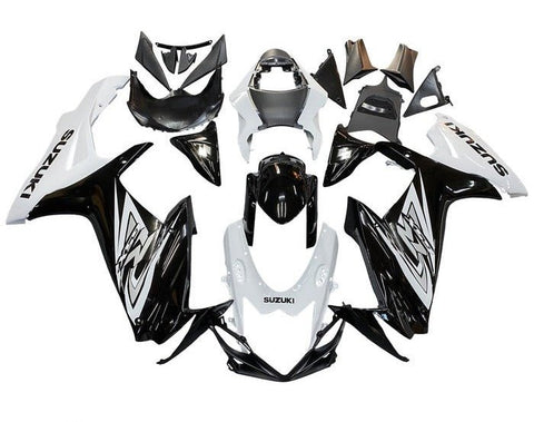 Suzuki GSXR750 Fairings (2011-2024) White, Black, Gray at KingsMotorcycleFairings.com