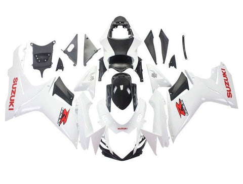 Suzuki GSXR750 Fairings (2011-2024) White, Red, Black at KingsMotorcycleFairings.com