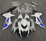 Suzuki GSXR 750 Fairings (2011-2024) White, Silver, Blue, Black at KingsMotorcycleFairings.com