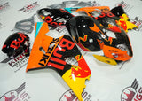 Suzuki GSXR750 (2004-2005) Black, Orange RedBull Fairings at KingsMotorcycleFairings.com