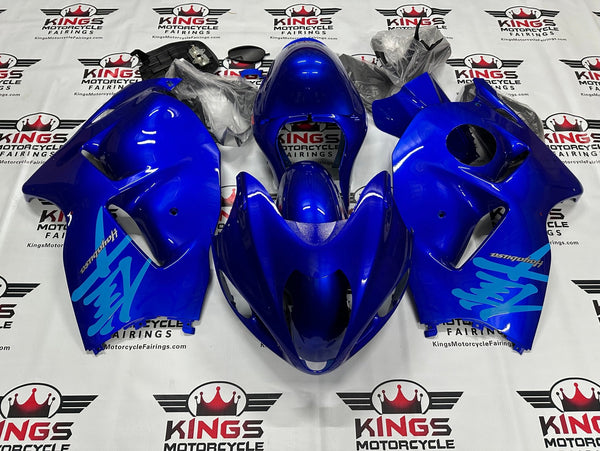 Suzuki Hayabusa Fairings (1999-2007) Pearl Vigor Blue at KingsMotorcycleFairings.com