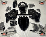 Suzuki Hayabusa Fairings (1999-2007) Black, White Flames at KingsMotorcycleFairings.com