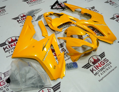 TRIUMPH DAYTONA 675 (2006-2008) SCORCHED YELLOW FAIRINGS at KingsMotorcycleFairings.com.