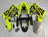 Triumph Daytona 675 Fairings (2006-2008) Neon Yellow, Black Icon at KingsMotorcycleFairings.com