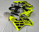 Triumph Daytona 675 Fairings (2006-2008) Neon Yellow, Black Icon at KingsMotorcycleFairings.com