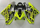 Triumph Daytona 675 Fairings (2006-2008) Neon Yellow, Black Icon at KingsMotorcycleFairings.com