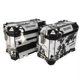 White Monster 38L Aluminum Motocycle Storage Side Boxes at KingsMotorcycleFairings.com