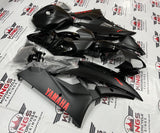 YAMAHA YZF-R6 (2008-2016) Matte Black, Gloss Black, Red Fairings at KingsMotorcycleFairings.com