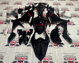 Yamaha R1 Fairings (2007-2008) Black, Red at KingsMotorcycleFairings.com