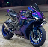 Yamaha R1 Fairings (2020-2024) Blue, Purple Chameleon at KingsMotorcycleFairings.com