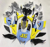 Yamaha R1 Fairings (2020-2024) Blue, Yellow, Dark Blue at KingsMotorcycleFairings.com