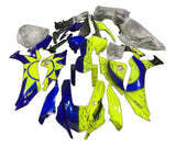 Yamaha R1 Fairings (2020-2024) Blue, Yellow, Sun, Moon at KingsMotorcycleFairings.com