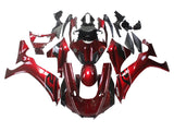 Yamaha R1 Fairings (2020-2024) Candy Red, Black, White at KingsMotorcycleFairings.com