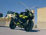 Yamaha R1 Fairings (2020-2024) Matte Black, Neon Yellow at KingsMotorcycleFairings.com