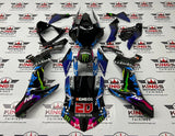 Yamaha R1 (2015-2019) Black Monster Motorcycle Fairings at KingsMotorcycleFairings.com 