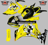 Yamaha R3 Fairings (2015-2018) Yellow, Matte Black, White at KingsMotorcycleFairings.com