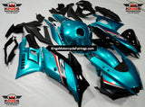 Yamaha R3 Fairings (2019-2024) Blue Turquoise at KingsMotorcycleFairings.com