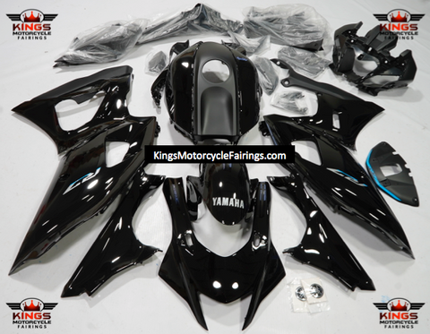Yamaha R7 Fairings (2021-2024) Black at KingsMotorcycleFairings.com
