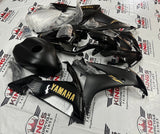 Yamaha R1 Fairings (2004-2006) Black, Matte Black, Gold at KingsMotorcycleFairings.com!