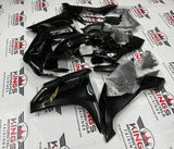 Yamaha R1 Fairings (2007-2008) Black, Gold at KingsMotorcycleFairings.com