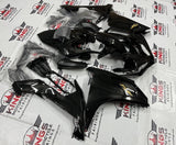 Yamaha R1 Fairings (2007-2008) Black, Gold at KingsMotorcycleFairings.com