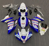 Yamaha R1 Fairings (2007-2008) Blue, White Sterilgarda at KingsMotorcycleFairings.com